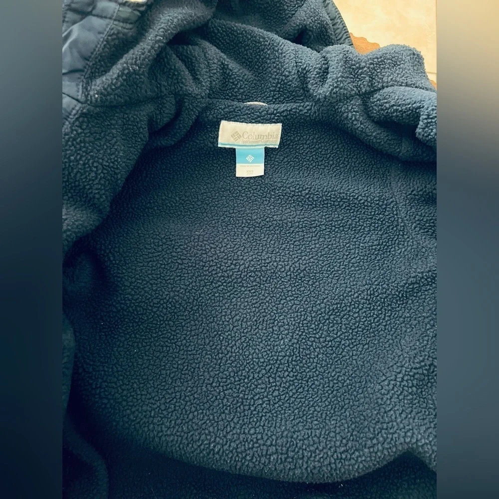 Columbia kids Rugged Ridge II Sherpa-Lined Jacket kids size 4/5 XXS blue